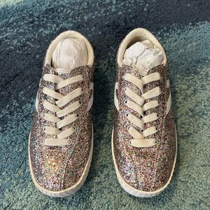 Tretorn x Madewell Women’s Nylite glitter sneakers 6.5